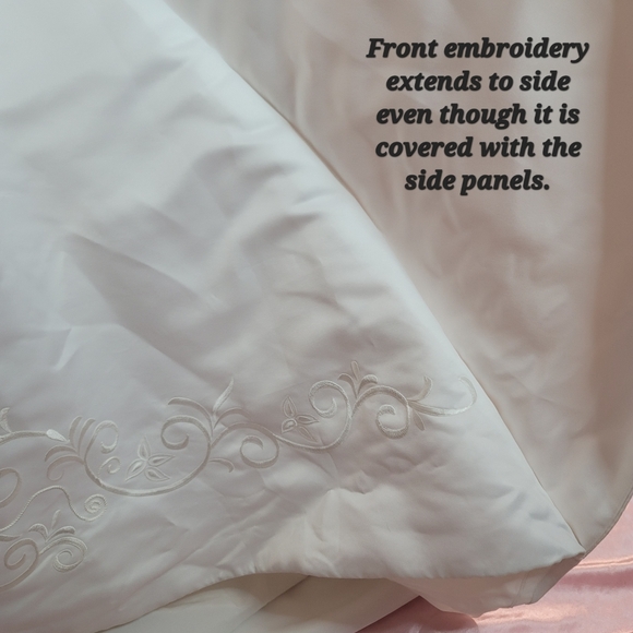 NWT St Tropez White Wedding Dress sz 22W - Picture 8 of 16